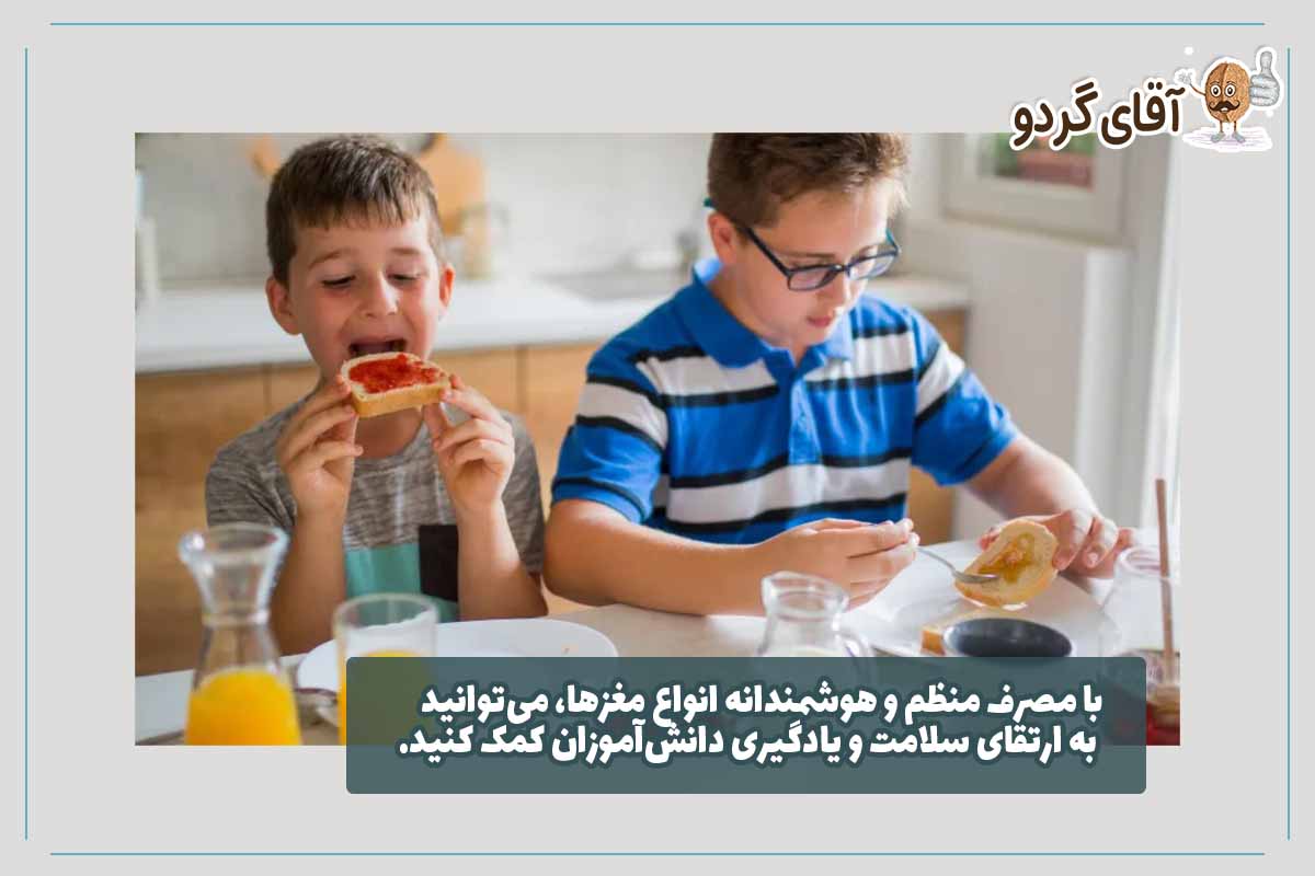 بهترین آجیل‌ برای دانش‌آموزان