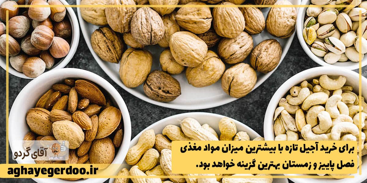 بهترین فصل برای خرید آجیل