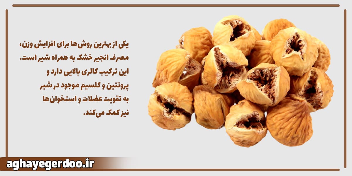 طریقه خوردن انجیر برای چاقی